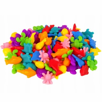 ATTĪSTOŠS KOMPLEKTS KRĀSU APGUVE ŠĶIROŠANA MATEMĀTIKA 111 ELEMENTI - WOOPIE GREEN