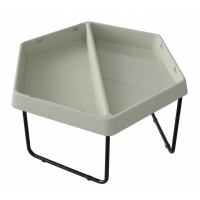 SEŠSTŪRA FORMAS PAPLĀTE AR 2 NODALĪJUMIEM - MASTERKIDZ