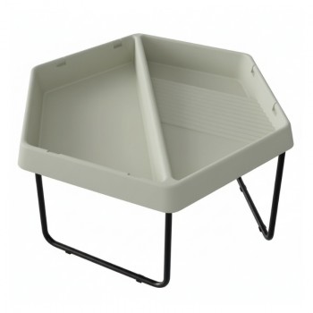 SEŠSTŪRA FORMAS PAPLĀTE AR 2 NODALĪJUMIEM - MASTERKIDZ