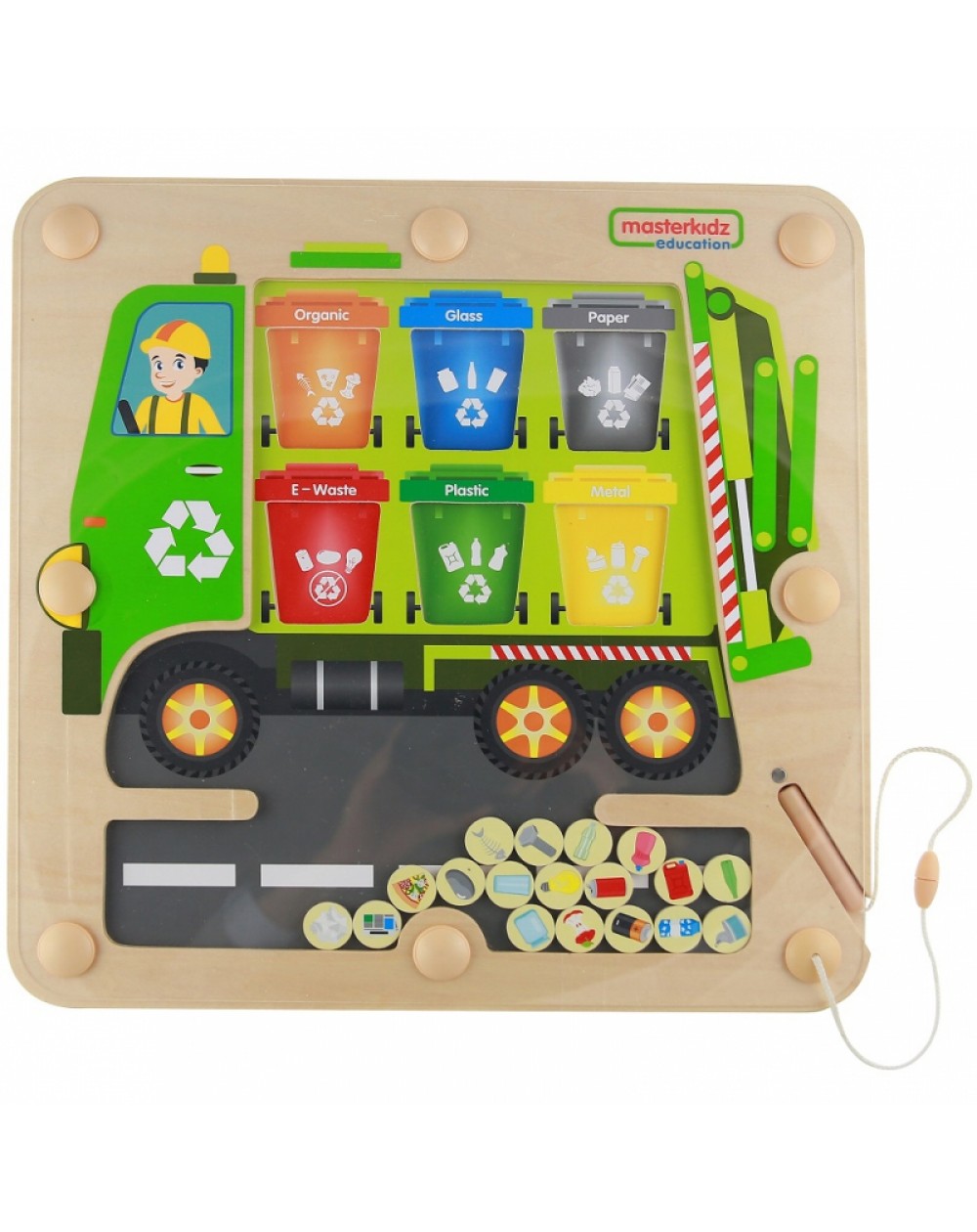 MATERIĀLU ŠĶIROŠANAS PĀRSTRĀDES KRAVAS AUTOMAŠĪNA - MASTERKIDZ