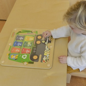 MATERIĀLU ŠĶIROŠANAS PĀRSTRĀDES KRAVAS AUTOMAŠĪNA - MASTERKIDZ