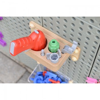 INSTRUMENTU KOMPLEKTS AR SKRŪVGRIEZI, 8 GABALI STEM TĀFELEI - MASTERKIDZ