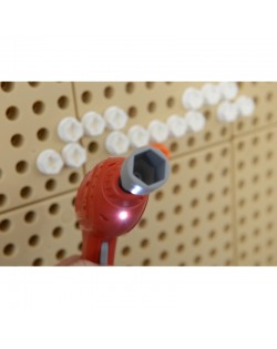INSTRUMENTU KOMPLEKTS AR SKRŪVGRIEZI, 8 GABALI STEM TĀFELEI - MASTERKIDZ