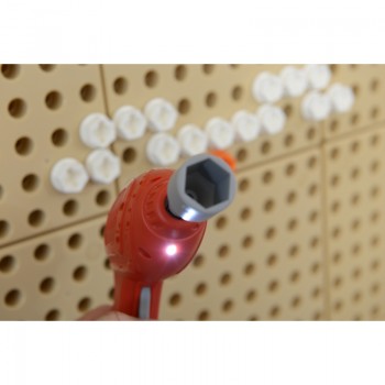 INSTRUMENTU KOMPLEKTS AR SKRŪVGRIEZI, 8 GABALI STEM TĀFELEI - MASTERKIDZ