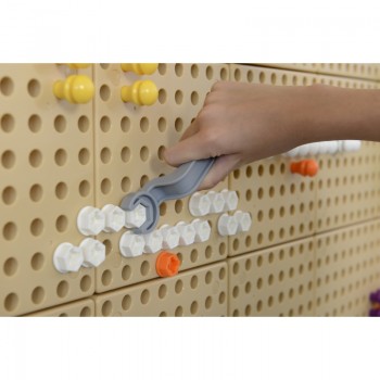 INSTRUMENTU KOMPLEKTS AR SKRŪVGRIEZI, 8 GABALI STEM TĀFELEI - MASTERKIDZ