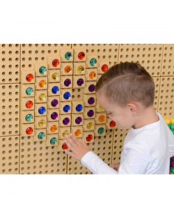 KRĀSAINI AKRILA DIMANTI STEM TĀFELĒM, 72 GABALI - MASTERKIDZ