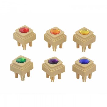 KRĀSAINI AKRILA DIMANTI STEM TĀFELĒM, 72 GABALI - MASTERKIDZ