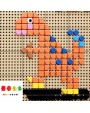 ĢEOMETRISKO FIGŪRU ELEMENTI 8 KRĀSĀS, 256 GABALI - MASTERKIDZ