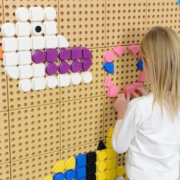 ĢEOMETRISKO FIGŪRU KOMPLEKTS STEM TĀFELĒM, 64 GAB - MASTERKIDZ