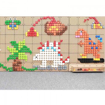 ĢEOMETRISKO FIGŪRU KOMPLEKTS STEM TĀFELĒM, 64 GAB - MASTERKIDZ