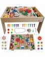 KOKA MĀCĪBU GALDS + STEM SIENAS PIEDERUMI - MASTERKIDZ