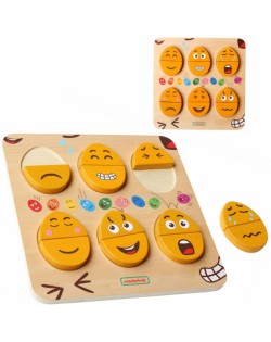 EMOCIJU APGUVES TĀFELE MR. EGGS - MASTERKIDZ