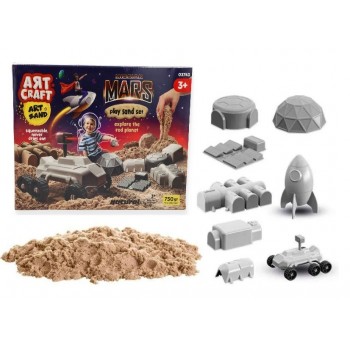 KINĒTISKO SMILŠU RADOŠAIS KOMPLEKTS MARSA MISIJA - ART CRAFT KINĒTISKO SMILŠU RADOŠAIS KOMPLEKTS MARSA MISIJA - ART CRAFT