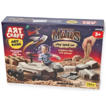KINĒTISKO SMILŠU RADOŠAIS KOMPLEKTS MARSA MISIJA - ART CRAFT KINĒTISKO SMILŠU RADOŠAIS KOMPLEKTS MARSA MISIJA - ART CRAFT
