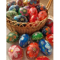 Painted Wooden Egg - OUWAKIDS