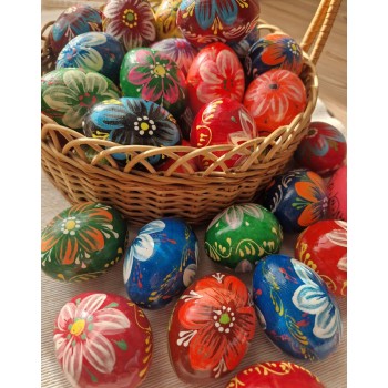 Painted Wooden Egg - OUWAKIDS