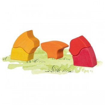 Wooden Blocks Sunrise