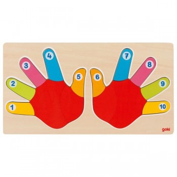 Wooden Puzzle Hands - GOKI