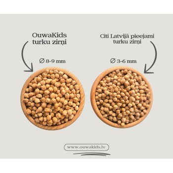 TURKU ZIRŅI LIELIE 8-9 MM - OUWAKIDS TURKU ZIRŅI LIELIE 8-9 MM - OUWAKIDS