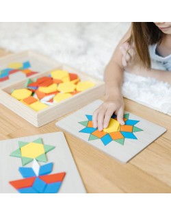 Koka Mozaīka-Puzle Kastē - MELISSA&DOUG Koka Mozaīka-Puzle Kastē - MELISSA&DOUG