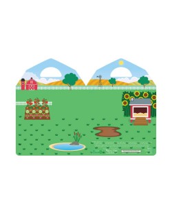 PUFĪGO UZLĪMJU KOMPLEKTS ON THE FARM - MELISSA&DOUG