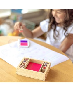 Koka Zīmogu Komplekts Butterflies And Hearts - MELISSA&DOUG