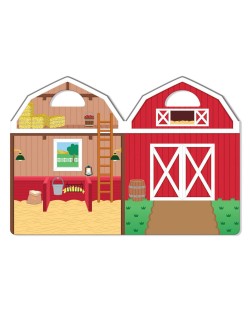 PUFĪGO UZLĪMJU KOMPLEKTS ON THE FARM - MELISSA&DOUG