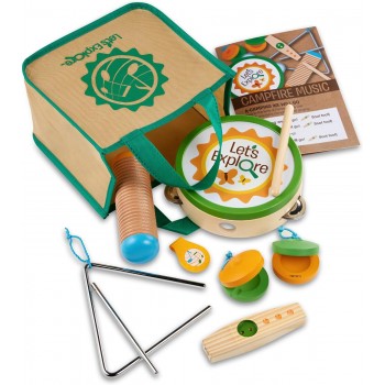 Musical Instrument Set Lets Explore Camp Music Play - MELISSA&DOUG