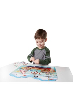 Pufīgo Uzlīmju Komplekts Pirate - MELISSA&DOUG