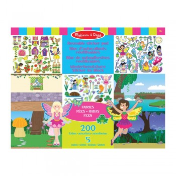 Atkārtoti Lietojamu Uzlīmju Bloks Fairies - Melissa&Doug