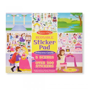 Atkārtoti Lietojamu Uzlīmju Bloks Princess Castle - Melissa&Doug