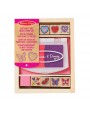 Koka Zīmogu Komplekts Butterflies And Hearts - MELISSA&DOUG