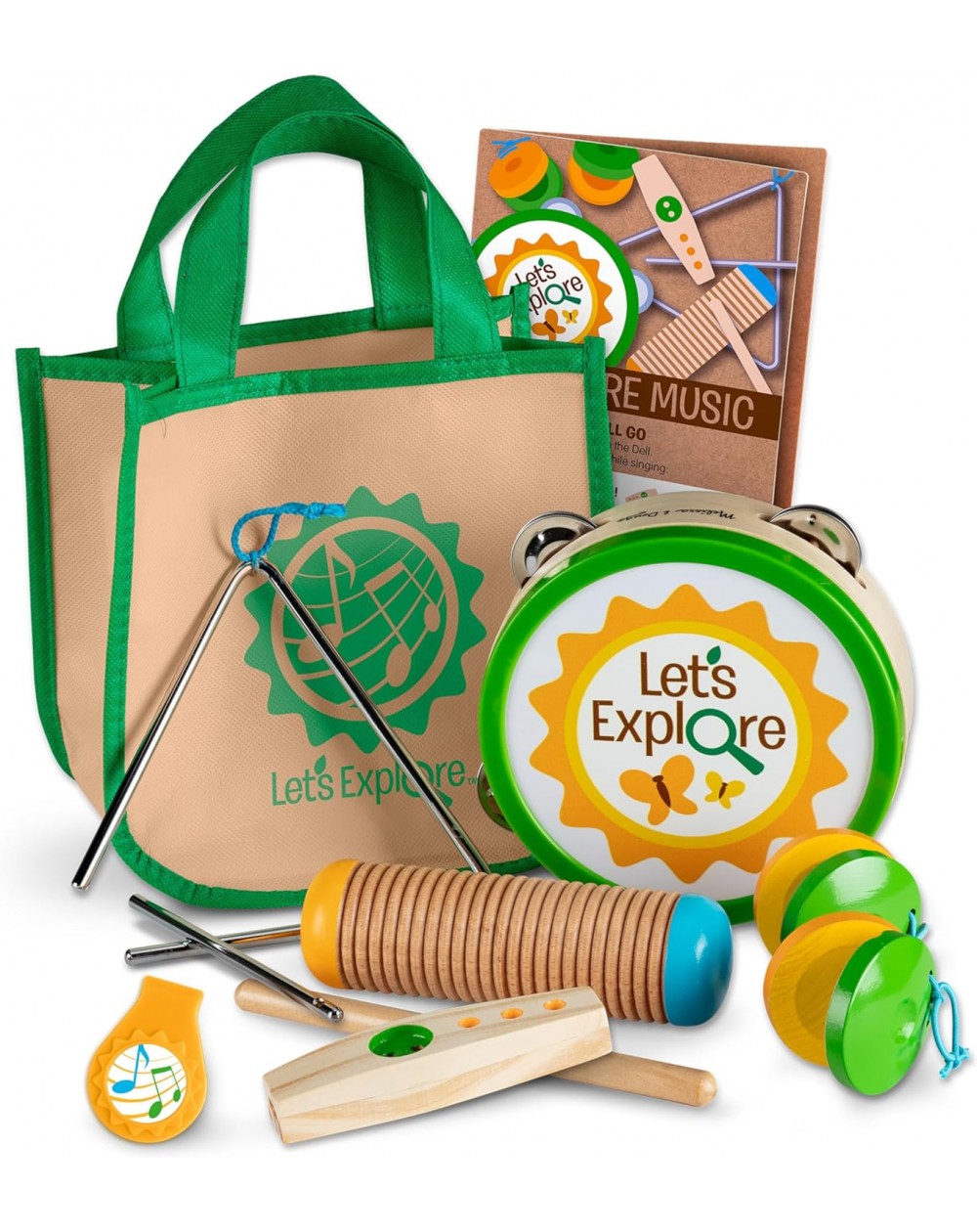 Mūzikas Instrumentu Komplekts Let's Explore Camp Music Play  - MELISSA&DOUG