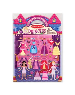 Pufīgo Uzlīmju Komplekts Princess - MELISSA&DOUG