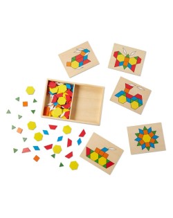 Koka Mozaīka-Puzle Kastē - MELISSA&DOUG Koka Mozaīka-Puzle Kastē - MELISSA&DOUG
