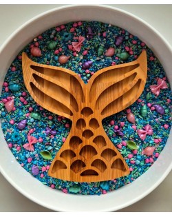 NĀRIŅAS ASTE, SENSORO SPĒĻU KOKA PAPLĀTE, KASTE, TRAUKS - OUWAKIDS