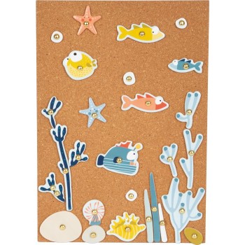 CREATIVE AND DEVELOPMENTAL SET GAME WITH NAILS SEALIFE - SMALL FOOT CREATIVE AND DEVELOPMENTAL SET GAME WITH NAILS SEALIFE - SMALL FOOT