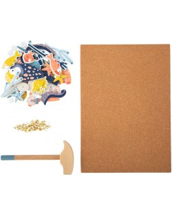 RADOŠS ATTĪSTOŠS KOMPLEKTS SPĒLE AR NAGLIŅĀM SEALIFE - SMALL FOOT