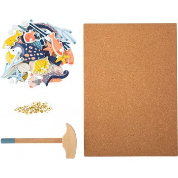 CREATIVE AND DEVELOPMENTAL SET GAME WITH NAILS SEALIFE - SMALL FOOT CREATIVE AND DEVELOPMENTAL SET GAME WITH NAILS SEALIFE - SMALL FOOT