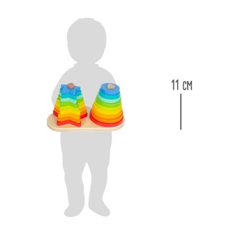 RAINBOW SHAPE MATCHING GAME - SMALL FOOT