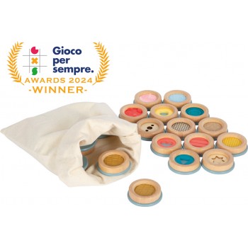 PIESKĀRIENU ATMIŅAS SPĒLE SENSORY - SMALL FOOT