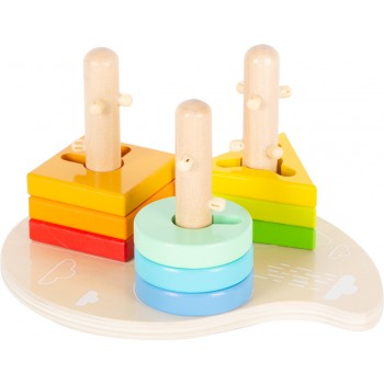 SHAPE AND COLOR ADJUSTMENT PYRAMIDS - SMALL FOOT