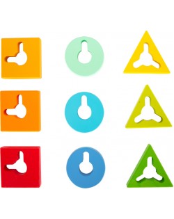 FORMU UN KRĀSU PIELĀGOŠANAS PIRAMĪDAS - SMALL FOOT