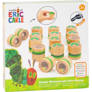 KLAUSĪŠANĀS ATMIŅAS SPĒLE THE VERY HUNGRY CATERPILLAR - SMALL FOOT