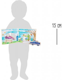 INTERAKTĪVA KOKA BILŽU GRĀMATA POLICIJA - SMALL FOOT