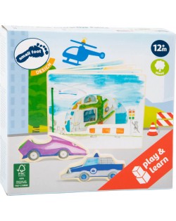 INTERAKTĪVA KOKA BILŽU GRĀMATA POLICIJA - SMALL FOOT