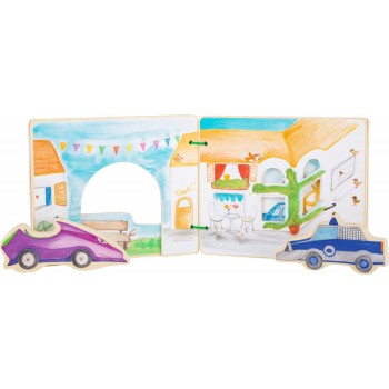 INTERAKTĪVA KOKA BILŽU GRĀMATA POLICIJA - SMALL FOOT