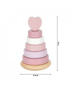 KOKA TORNIS PIRAMĪDA ROZĀ TOŅOS - SMALL FOOT