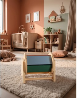 ROTĒJOŠS CILINDRS AR IEBŪVĒTU KOKA BUMBIŅU - SMALL FOOT