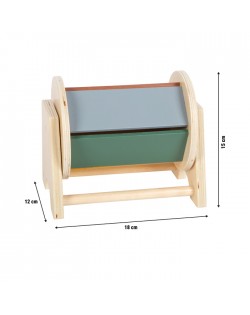 ROTĒJOŠS CILINDRS AR IEBŪVĒTU KOKA BUMBIŅU - SMALL FOOT